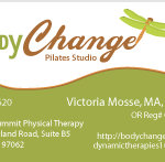 Body Change Pilates logo & business card