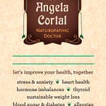 Angela Cortal ND branding package