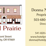 Hotel Prairie Logo and Business Cards