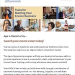 Age is Opportunity