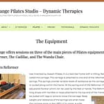 Dynamic Therapies and Body Change Pilates