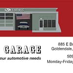 Rob's Garage Logo & Business Card